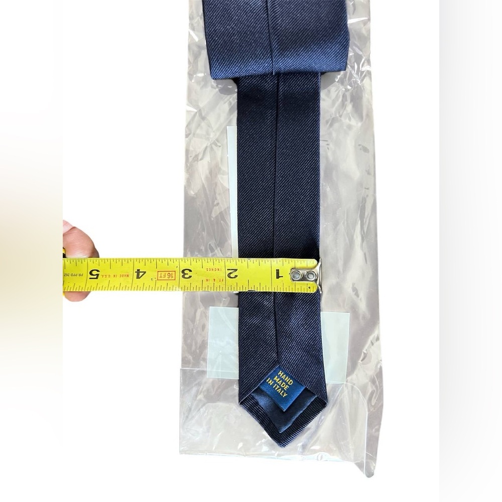 Polo by Ralph Lauren Navy Silk Tie - Picture 10 of 11